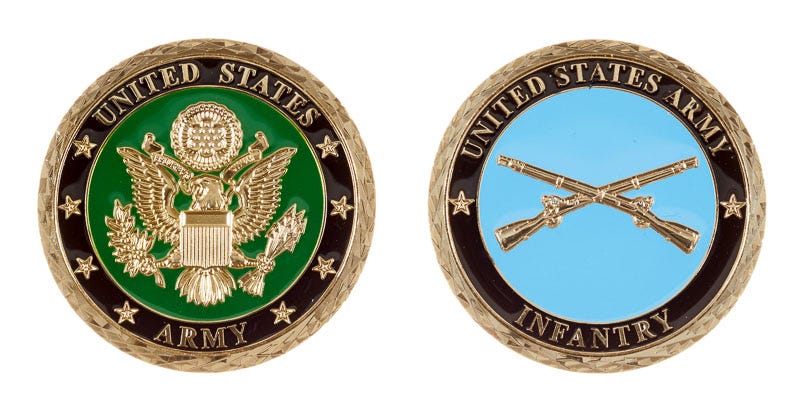 Challenge Coin US ARMY INFANTRY | Challenge Coin Company