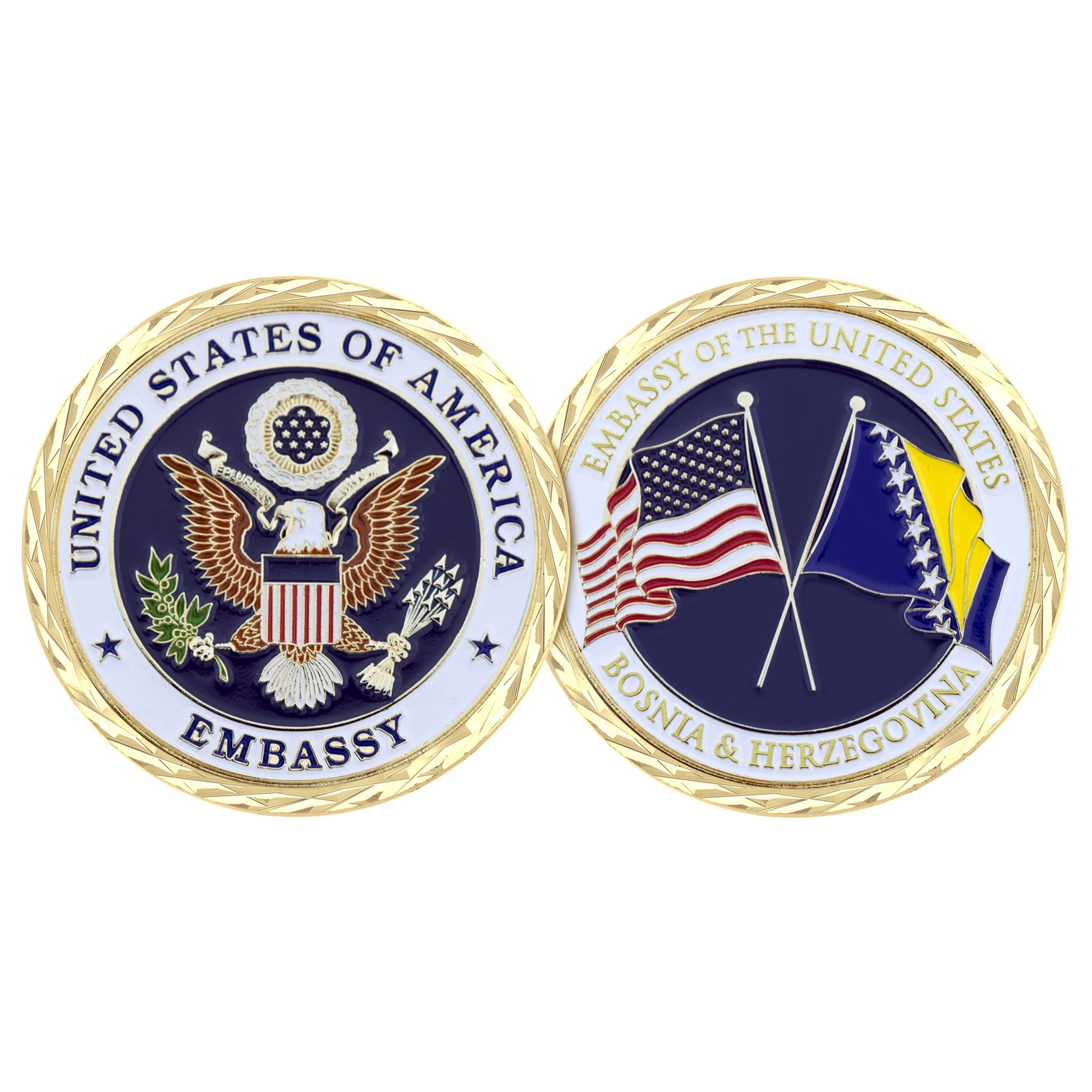 US Embassy Bosnia & Herzegovina Challenge Coin