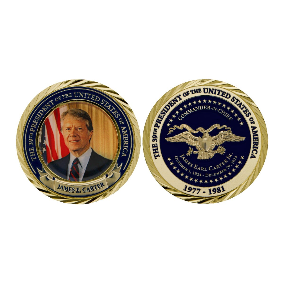 【保障できる】 James President Carter Coin Challenge President 39th – その他