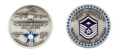 USAF Master Sergeant Rank Challenge Coin