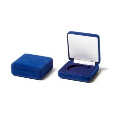 40mm Blue Velvet Presentation Box for Challenge Coins