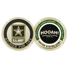 Army Soldier for Life Challenge Coin