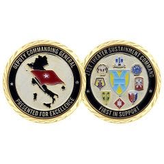 Brigadier General 21st TSC Challenge Coin