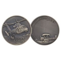 HH-65 DOLPHIN USCGA COIN